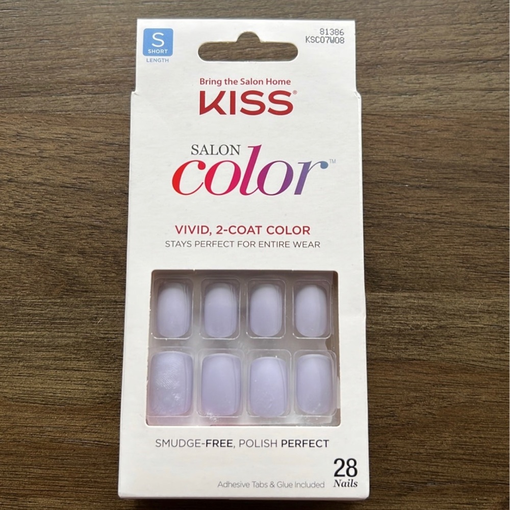 Kiss Salon Color Vivid 2-Coat Lavender Color